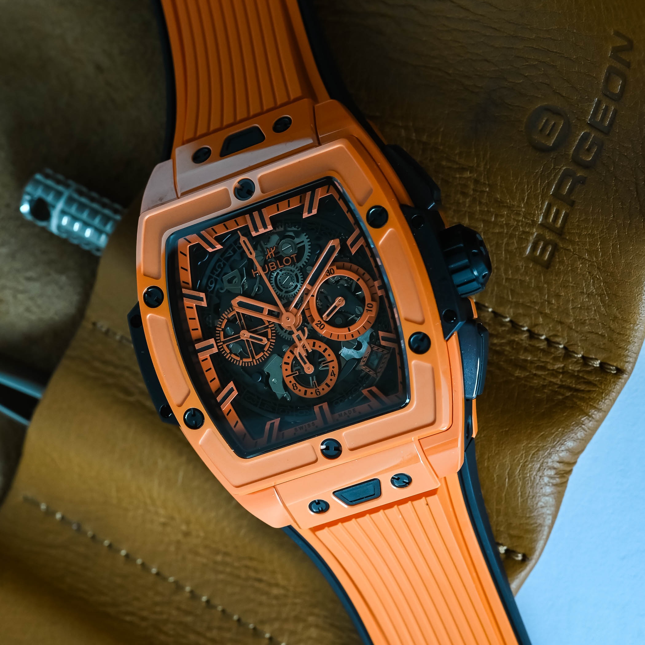 Hublot Spirit of Big Bang Chronograph Orange Ceramic Replica