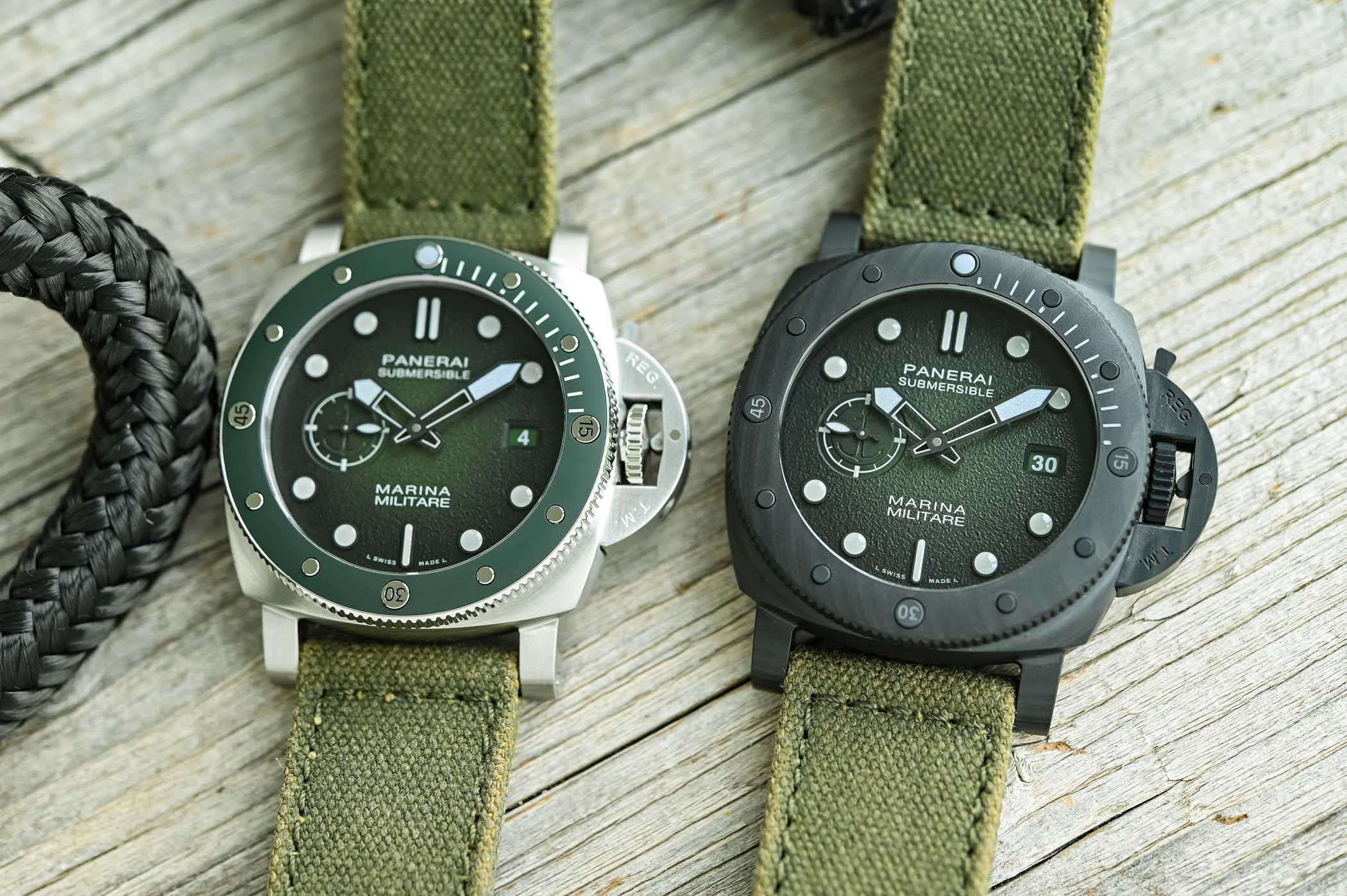 Panerai Submersible Marina Militare PAM01697 and PAM01698 Replica